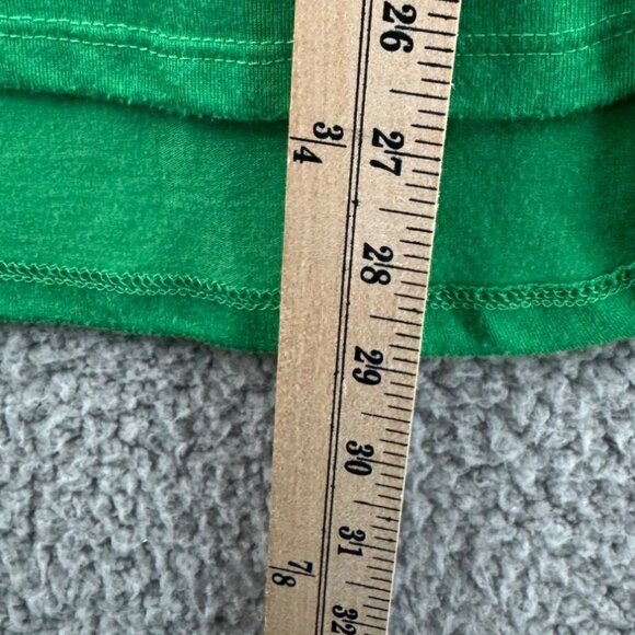 Looney Tunes Bugs Bunny Christmas Graphic T-Shirt Size XXL Green  High Low - Picture 7 of 8